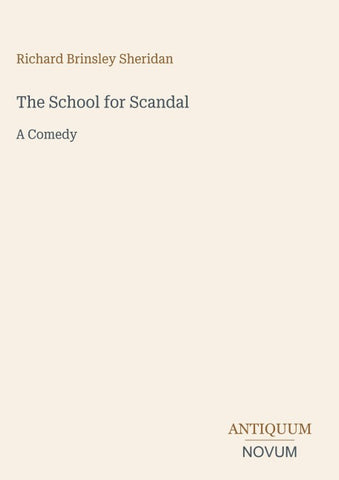 The School for Scandal