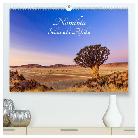 Namibia - Sehnsucht Afrika (hochwertiger Premium Wandkalender 2026 DIN A2 quer), Kunstdruck in Hochglanz