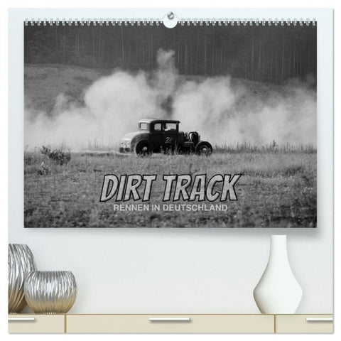 Dirt Track Races (hochwertiger Premium Wandkalender 2027 DIN A2 quer), Kunstdruck in Hochglanz