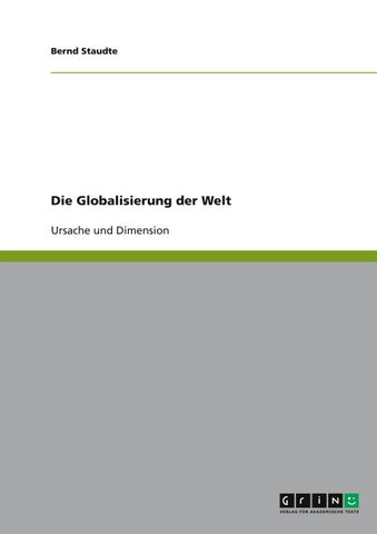 Die Globalisierung der Welt