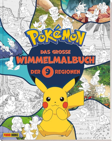 Pokémon: Das große Wimmelmalbuch der 9 Regionen