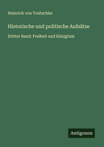 Historische und politische Aufsätze