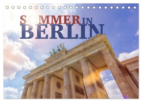 SOMMER IN BERLIN (Tischkalender 2027 DIN A5 quer), CALVENDO Monatskalender