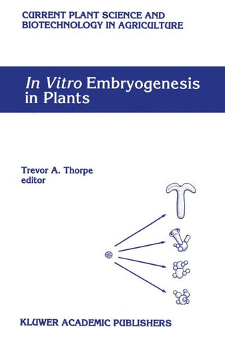In Vitro Embryogenesis in Plants