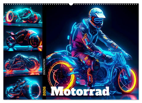 Motorrad Innovation (Wandkalender 2026 DIN A2 quer), CALVENDO Monatskalender