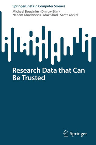 Research Data that Can Be Trusted
