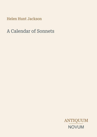 A Calendar of Sonnets