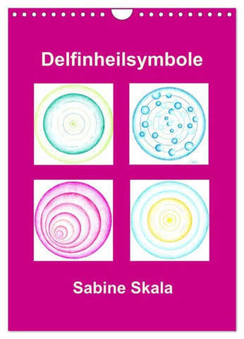 Delfinheilsymbole (Wandkalender 2026 DIN A4 hoch), CALVENDO Monatskalender