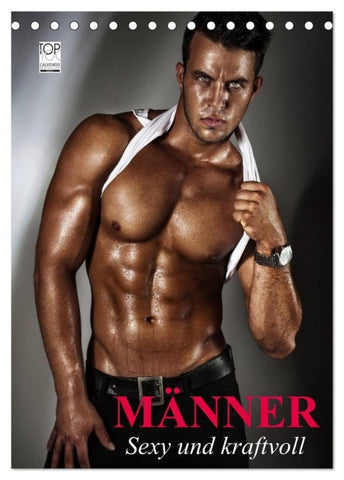 Männer. Sexy und kraftvoll (Tischkalender 2027 DIN A5 hoch), CALVENDO Monatskalender