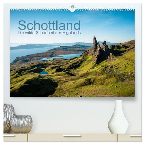 Schottland - Die wilde Schönheit der Highlands (hochwertiger Premium Wandkalender 2027 DIN A2 quer), Kunstdruck in Hochglanz