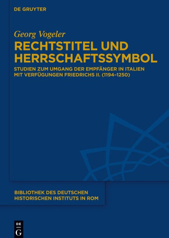 Rechtstitel und Herrschaftssymbol