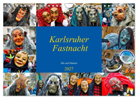 Karlsruher Fastnacht (Wandkalender 2027 DIN A4 quer), CALVENDO Monatskalender