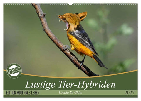 Lustige Tier-Hybriden (Wandkalender 2027 DIN A2 quer), CALVENDO Monatskalender