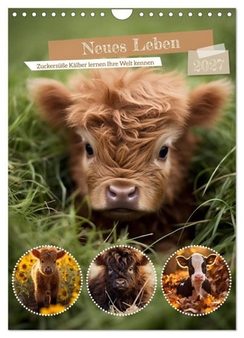 Neues Leben (Wandkalender 2027 DIN A4 hoch), CALVENDO Monatskalender
