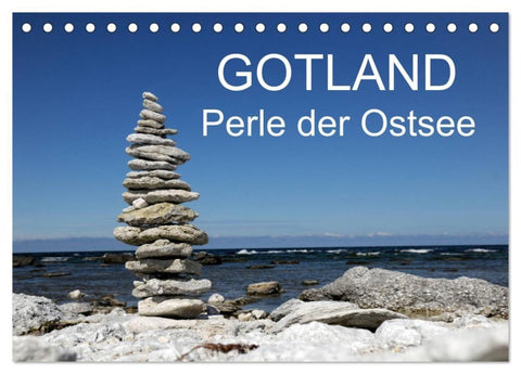 Gotland - Perle der Ostsee (Tischkalender 2027 DIN A5 quer), CALVENDO Monatskalender