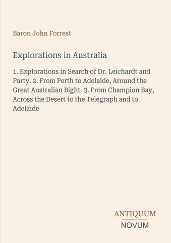 Explorations in Australia
