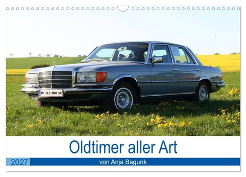 Oldtimer aller Art (Wandkalender 2027 DIN A3 quer), CALVENDO Monatskalender