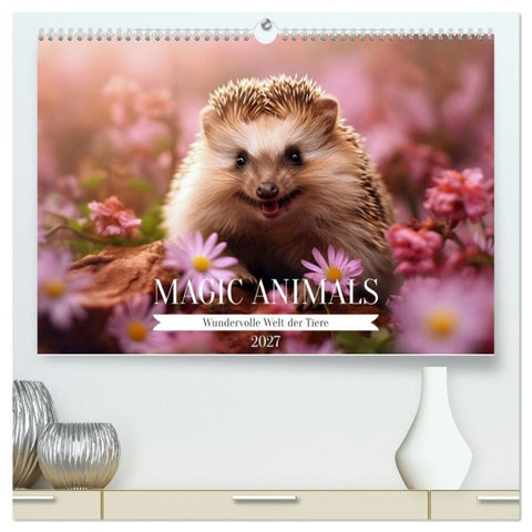 Magic Animals (hochwertiger Premium Wandkalender 2027 DIN A2 quer), Kunstdruck in Hochglanz