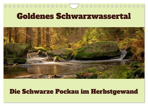Die schwarze Pockau im Herbstgewand (Wandkalender 2027 DIN A4 quer), CALVENDO Monatskalender