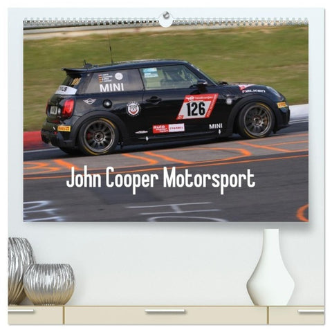 John Cooper Motorsport (hochwertiger Premium Wandkalender 2027 DIN A2 quer), Kunstdruck in Hochglanz