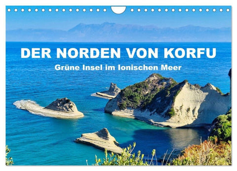 Der Norden von Korfu (Wandkalender 2027 DIN A4 quer), CALVENDO Monatskalender