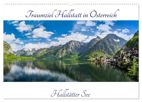 Traumziel Hallstatt in Österreich (Wandkalender 2026 DIN A2 quer), CALVENDO Monatskalender