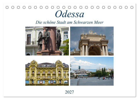 Odessa- Die schöne Stadt am Schwarzen Meer (Tischkalender 2027 DIN A5 quer), CALVENDO Monatskalender