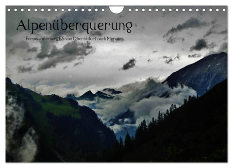 Alpenüberquerung (Wandkalender 2026 DIN A4 quer), CALVENDO Monatskalender