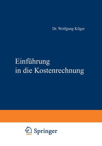 Einführung in die Kostenrechnung