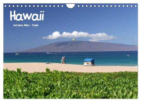 Hawaii und seine Aloha - Inseln (Wandkalender 2027 DIN A4 quer), CALVENDO Monatskalender