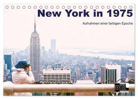 New York in 1975 (Tischkalender 2027 DIN A5 quer), CALVENDO Monatskalender