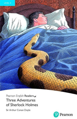 PERL4: Three Adventures Of Sherlock Holmes Book with eBook and audio