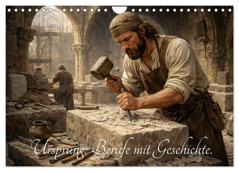 Ursprung: Berufe mit Geschichte. (Wandkalender 2027 DIN A4 quer), CALVENDO Monatskalender