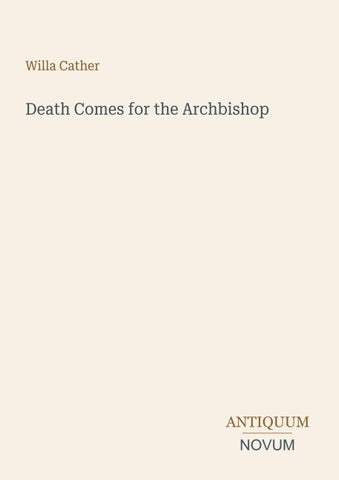 Death Comes for the Archbishop