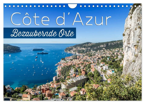 CÔTE D’AZUR Bezaubernde Orte (Wandkalender 2026 DIN A4 quer), CALVENDO Monatskalender
