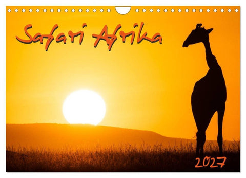 Safari Afrika (Wandkalender 2027 DIN A4 quer), CALVENDO Monatskalender