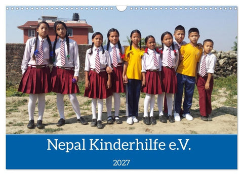 Kalender der Nepal Kinderhilfe e.V. (Wandkalender 2027 DIN A3 quer), CALVENDO Monatskalender