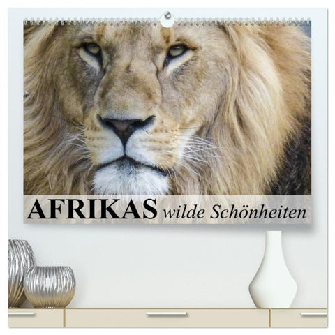 Afrikas wilde Schönheiten (hochwertiger Premium Wandkalender 2027 DIN A2 quer), Kunstdruck in Hochglanz