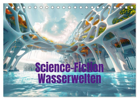 Science-Fiction Wasserwelten (Tischkalender 2027 DIN A5 quer), CALVENDO Monatskalender
