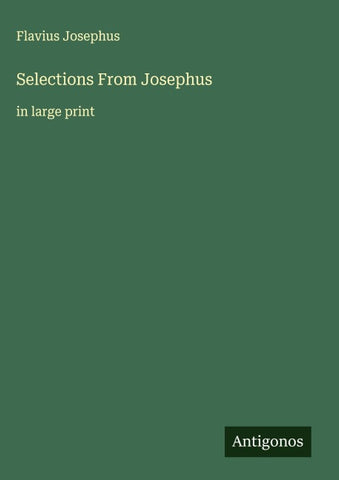 Selections From Josephus