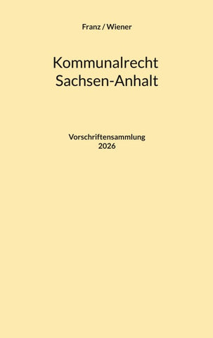 Kommunalrecht Sachsen-Anhalt