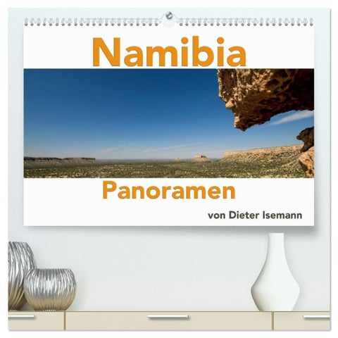 Namibia - Panoramen (hochwertiger Premium Wandkalender 2027 DIN A2 quer), Kunstdruck in Hochglanz