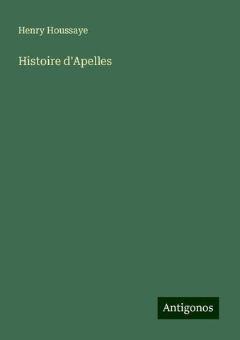 Histoire d'Apelles