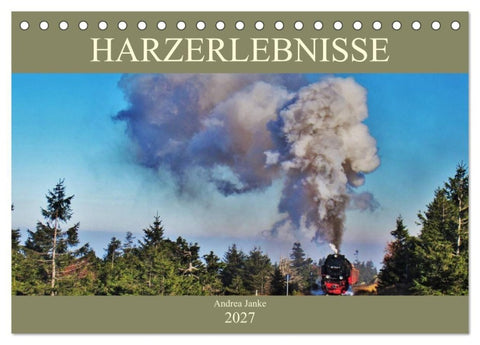 Harzerlebnisse (Tischkalender 2027 DIN A5 quer), CALVENDO Monatskalender