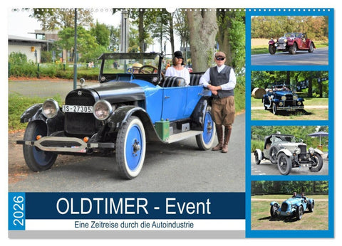 OLDTIMER-Event (Wandkalender 2026 DIN A2 quer), CALVENDO Monatskalender