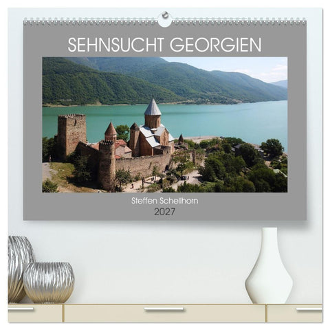 Sehnsucht Georgien (hochwertiger Premium Wandkalender 2027 DIN A2 quer), Kunstdruck in Hochglanz