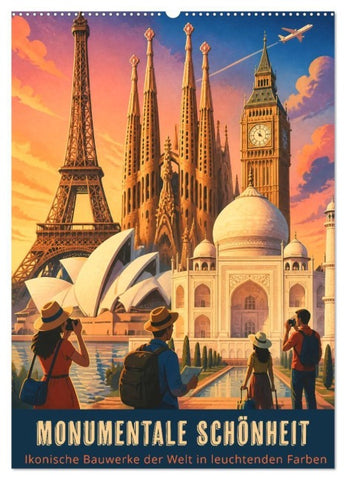Monumentale Schönheit (Wandkalender 2027 DIN A2 hoch), CALVENDO Monatskalender