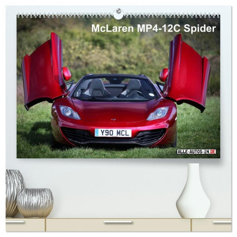 McLaren MP4-12C Spider (hochwertiger Premium Wandkalender 2026 DIN A2 quer), Kunstdruck in Hochglanz