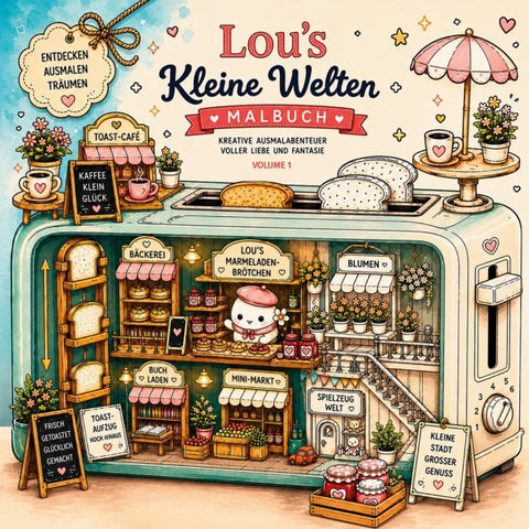 Lou's Kleine Welten Malbuch