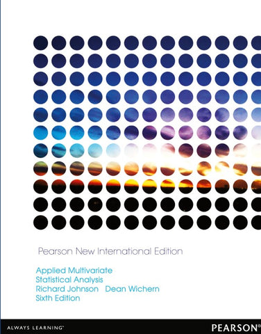 Applied Multivariate Statistical Analysis
